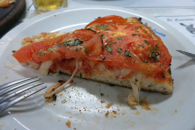 Pizza slice Argentina style by Authentic Food Quest
