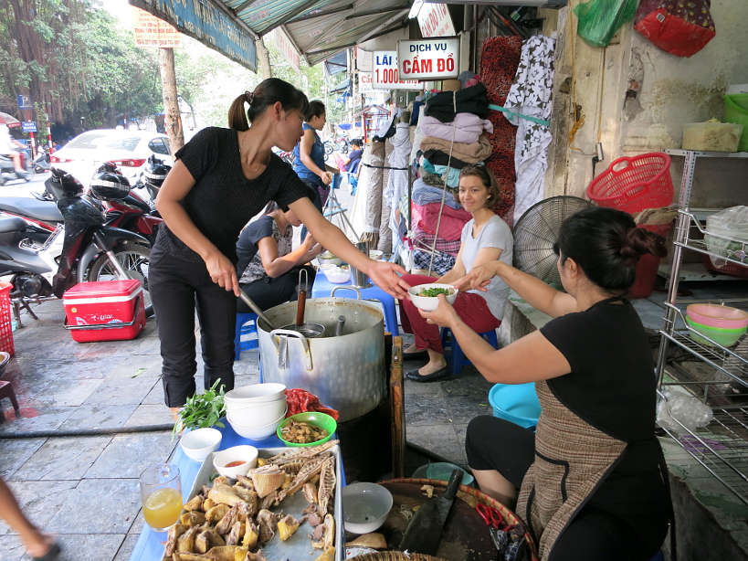 Street Stall Pho Ga Hanoi Pho in Vietnam by Authentic food quest