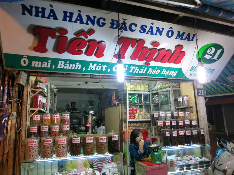 O Mai Store in Hanoi selling Vietnamese Desserts by AuthenticFoodQuest