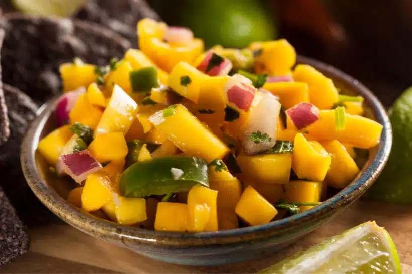 Mango Salsa Floribbean Food by Authentic Food Quest