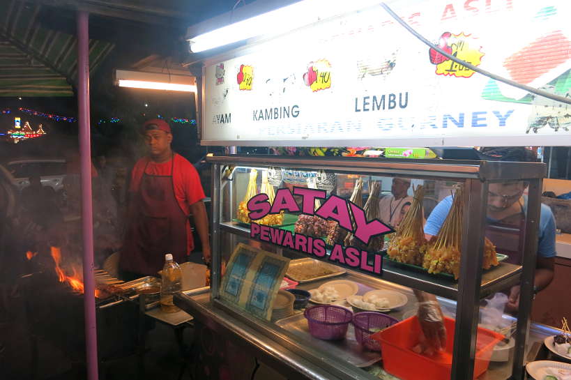 Pork Satay Stall Penang Famous Food Authentic Food Quest