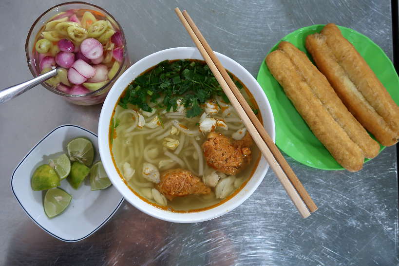 Banh Canh Thick Noodle Soup Food in Danang by Authentic Food Quest