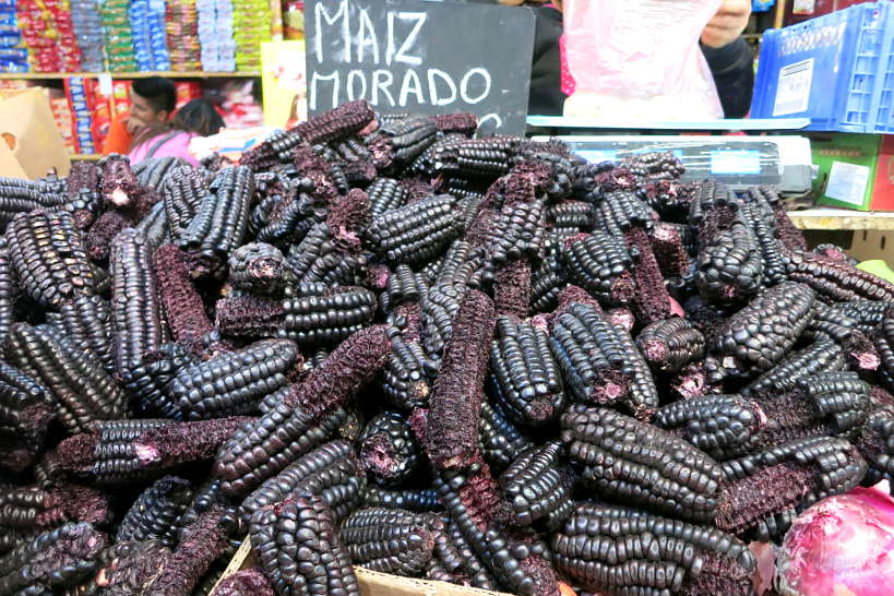 Maiz morado used to make mazamorra morada by Authentic Food Quest