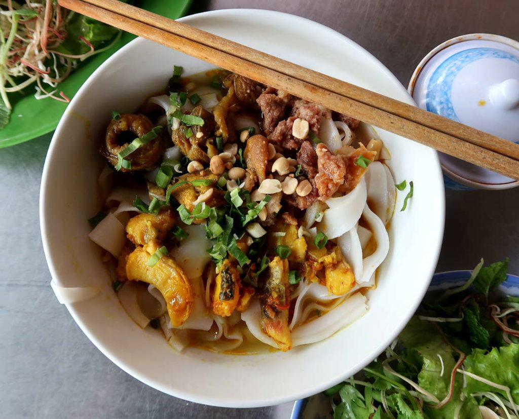 Mi Quang noodles Danang by Authentic Food Quest