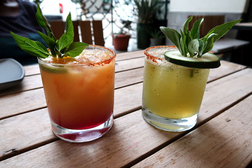 Mezcal cocktails at Expendio Tradicion in Oaxaca by Authentic Food Quest