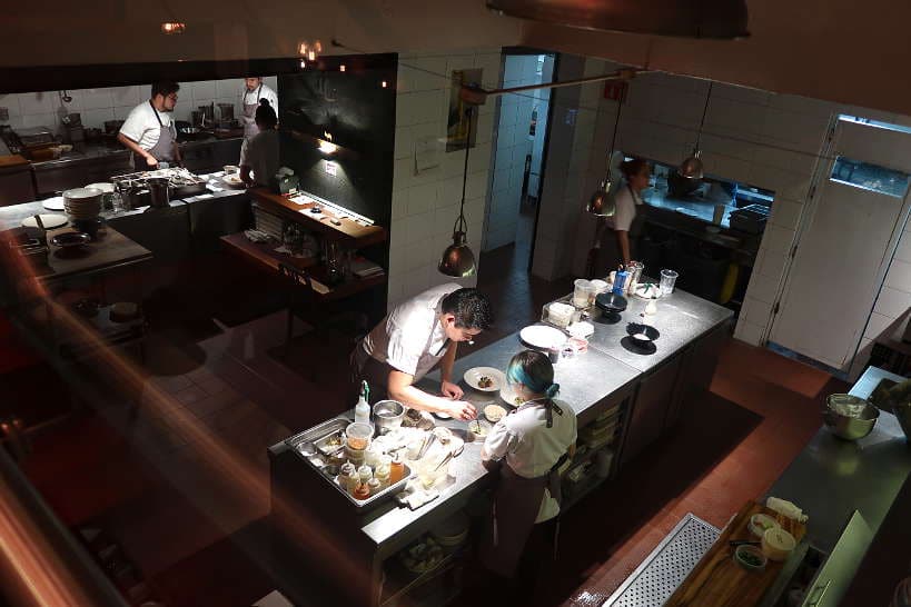 Kitchen at Alcade Restaurant One of The Best Guadalajara Restaurants by AuthenticFoodQuest