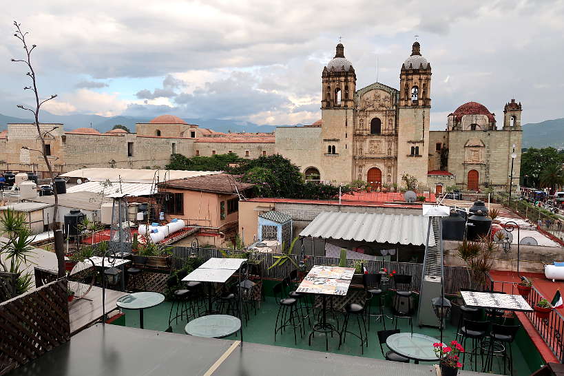 Rooftop View from Hotel Los Amantes Oaxaca by Authentic Food Quest