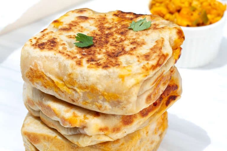 Murtabak Recipe How To Make Delightful Singapore Chicken Folded Flatbread