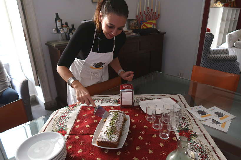 Cooking Class Sicily Pistachio Cake by Authentic Food Quest