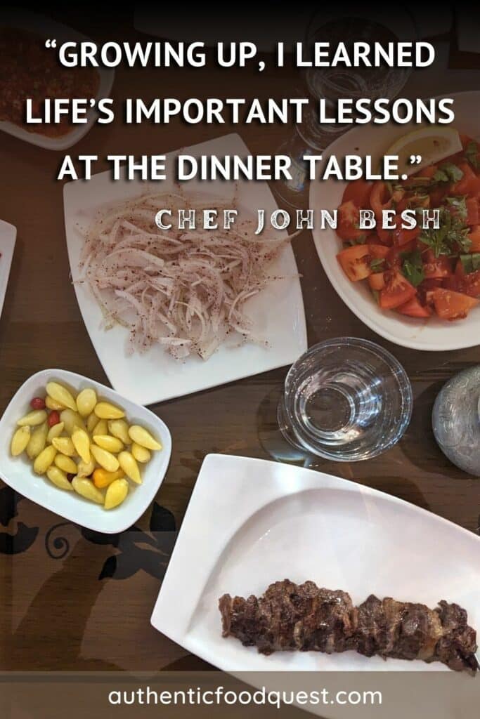 Chef John Besh Food Quote by Authentic Food Quest