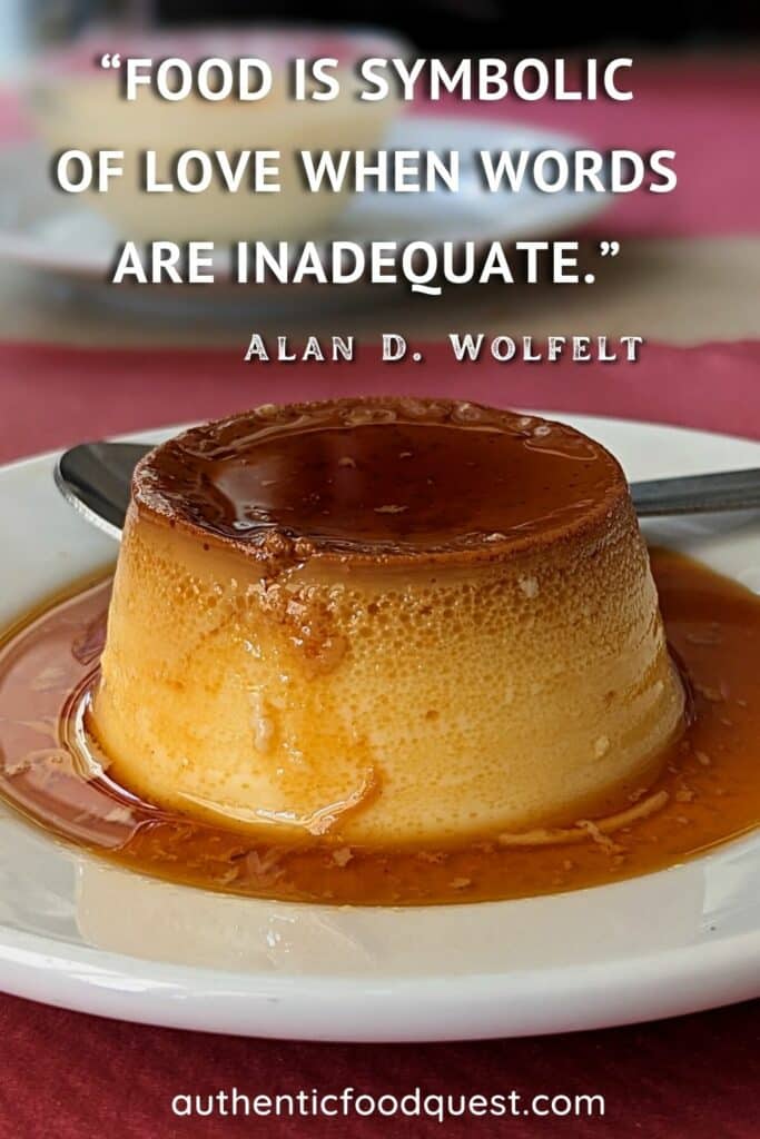 Food and Travel Lover Quote Alan Wolfelt by Authentic Food Quest