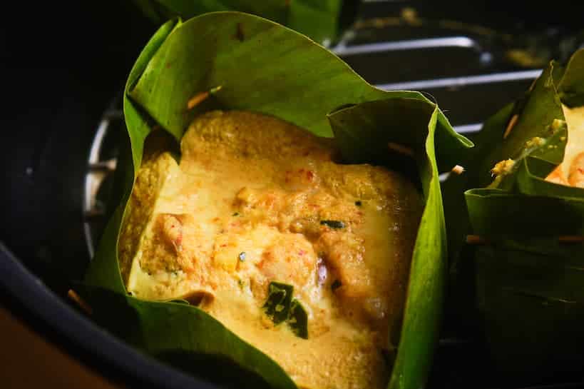 Curry Mixture in Banana Leaf Baskets by Authentic Food Quest
