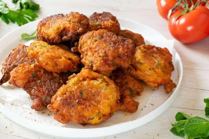 Tomatokeftedes Santorini Tomato Fritters by Authentic Food Quest