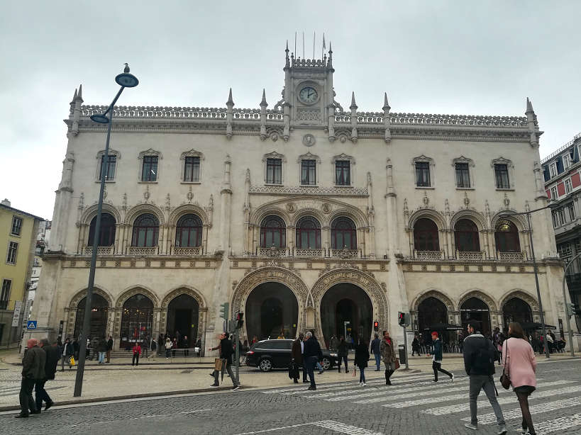 Rossio Train Station to go from Lisbon to Sintra Authentic Food Quest