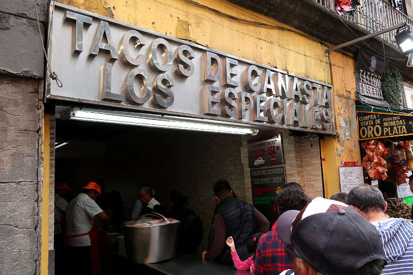 Tacos de Canasta Los Especiales famous food of Mexico City by Authentic Food Quest