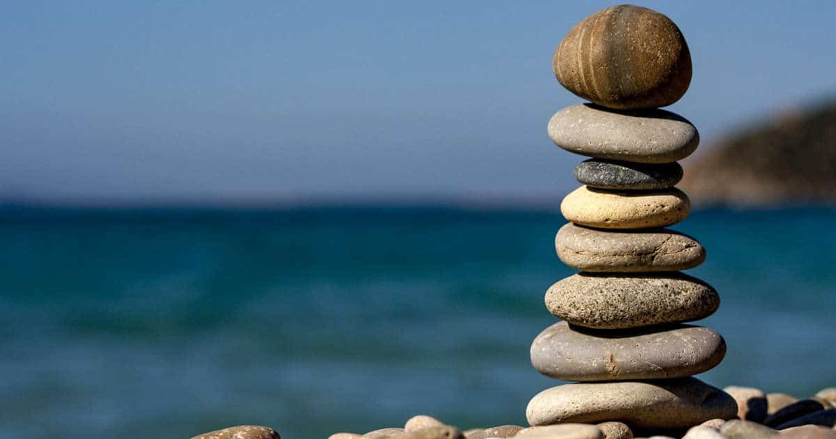 Lessons to Keep Sane and stay balanced like a stone by AuthenticFoodQuest