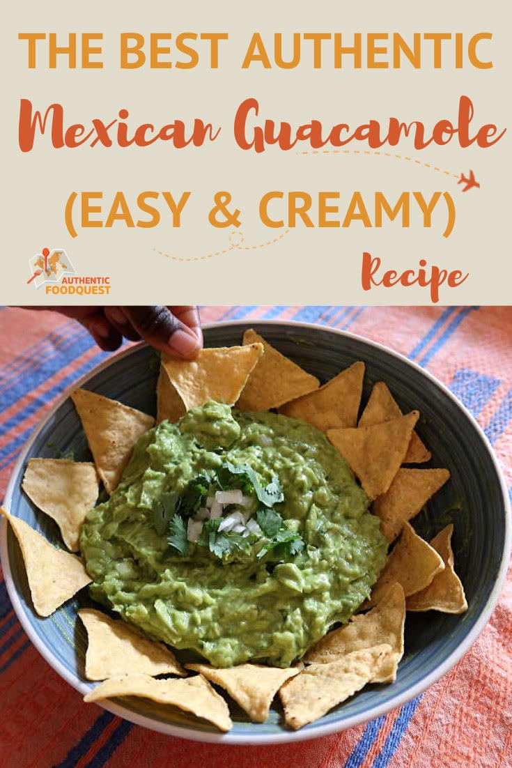 The Best Authentic Mexican Guacamole Recipe (Easy And Creamy)