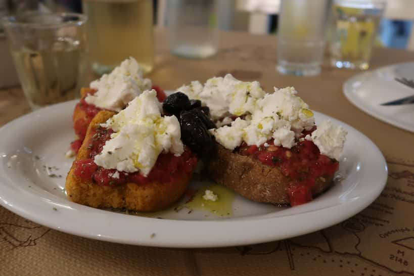 Cretan Dakos Chania Restaurants by Authentic Food Quest