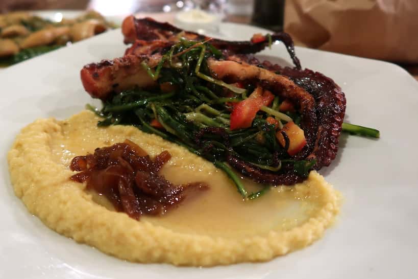 Octopus Dish at Chrisostomos Chania Restaurants by Authentic Food Quest