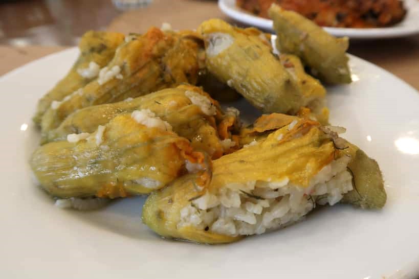 Stuffed Zucchini Flowers Chania Restaurants by Authentic Food Quest