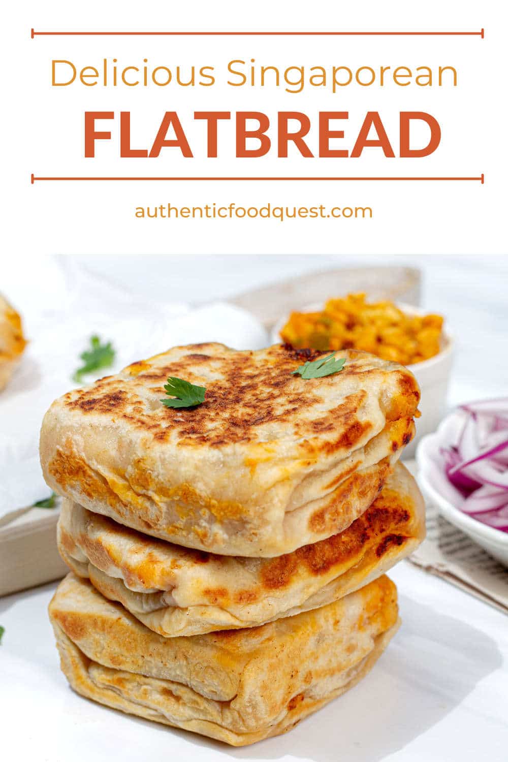 Murtabak Recipe How To Make Delightful Singapore Chicken Folded Flatbread