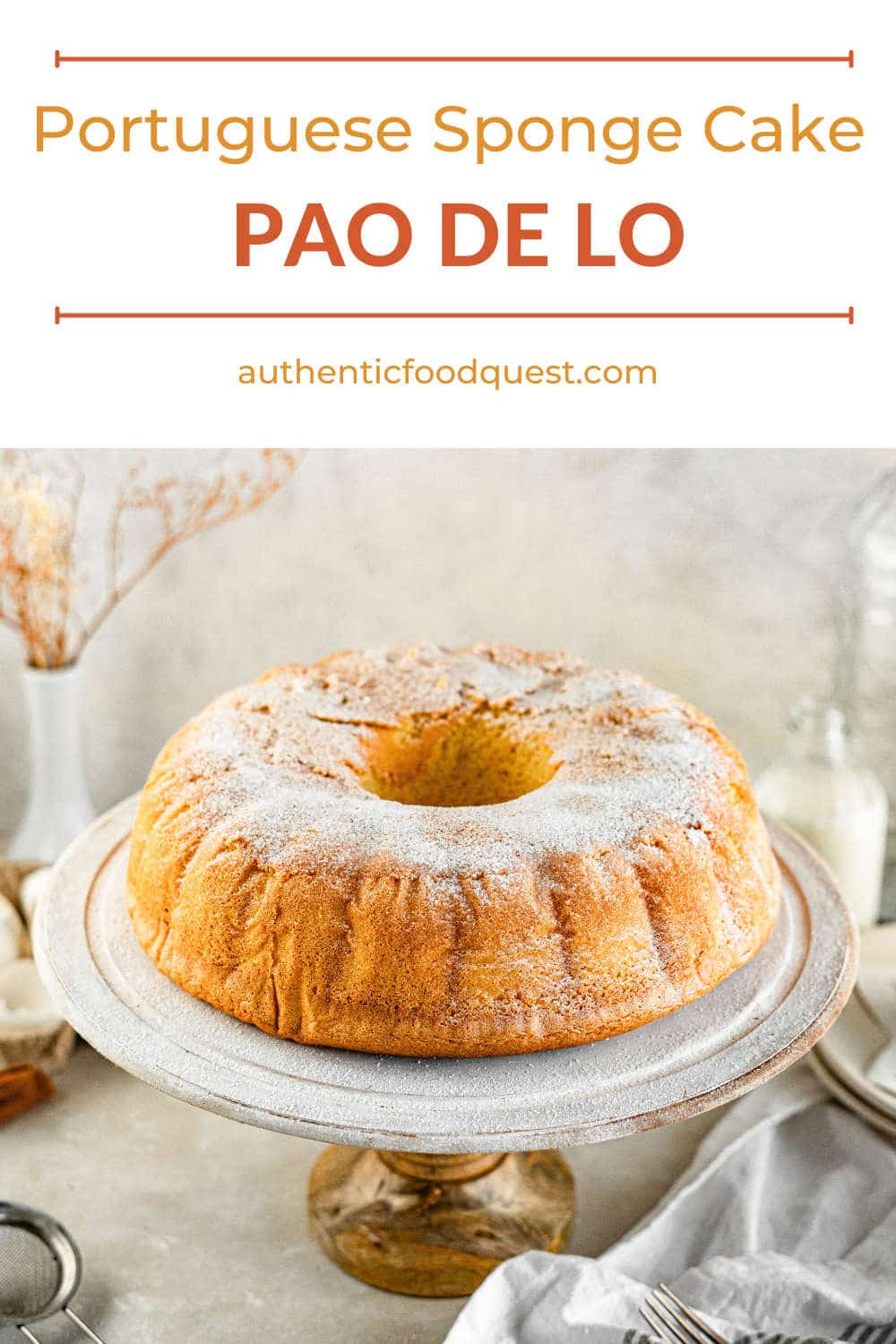 Best Easy Authentic Pao De Lo Recipe – A Moist Portuguese Sponge Cake