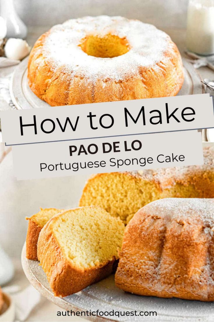 Best Easy Authentic Pao De Lo Recipe A Moist Portuguese Sponge Cake