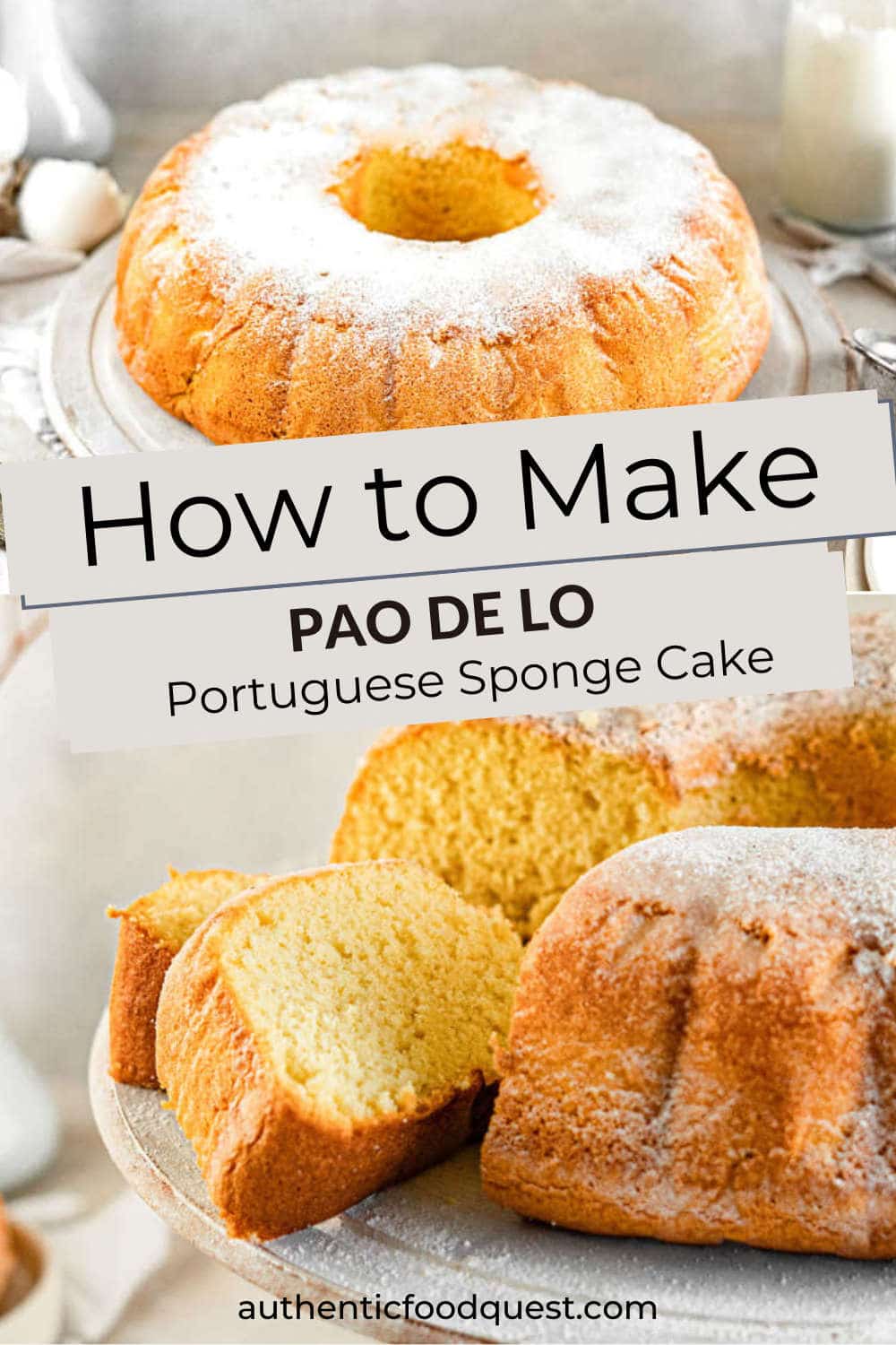 Best Easy Authentic Pao De Lo Recipe – A Moist Portuguese Sponge Cake