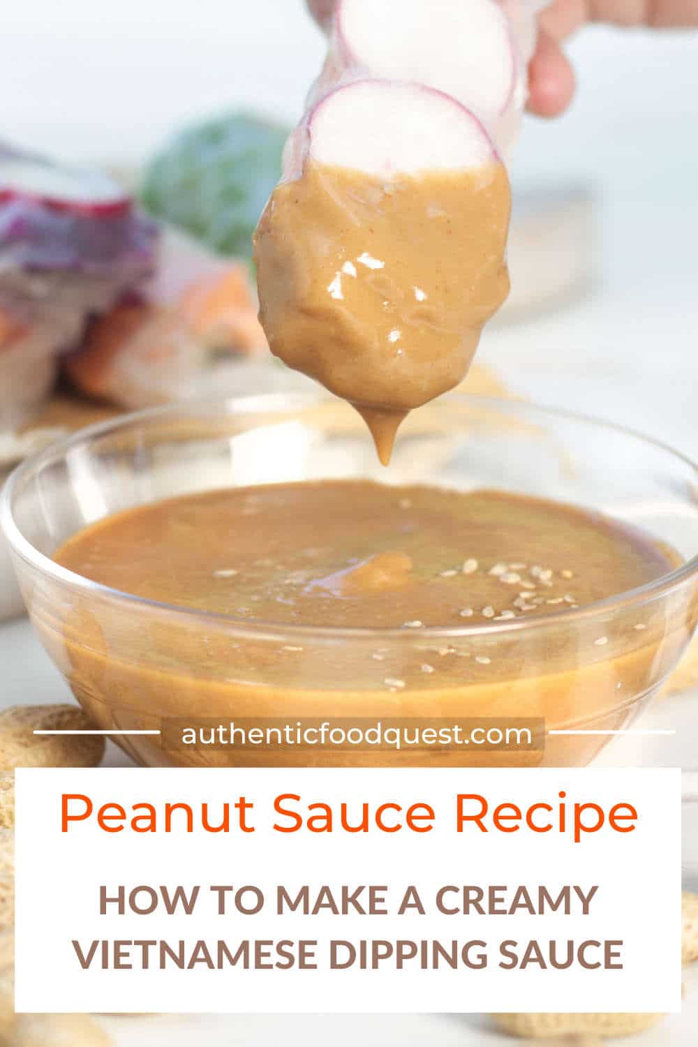 Best Authentic Vietnamese Peanut Sauce Recipe For A Creamy Dipping Sauce