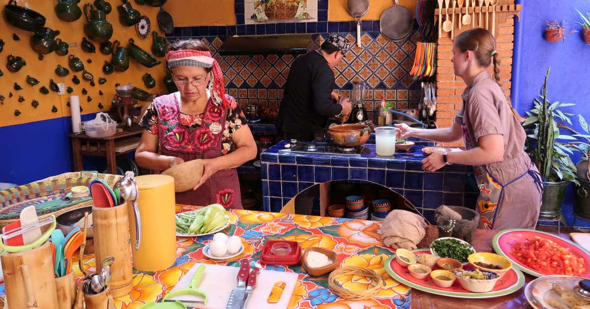 Mexican kitchen for great Cooking Vacations Authentic Food Quest