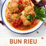 Pinterest Bun Rieu Vietnamese by Authentic Food Quest