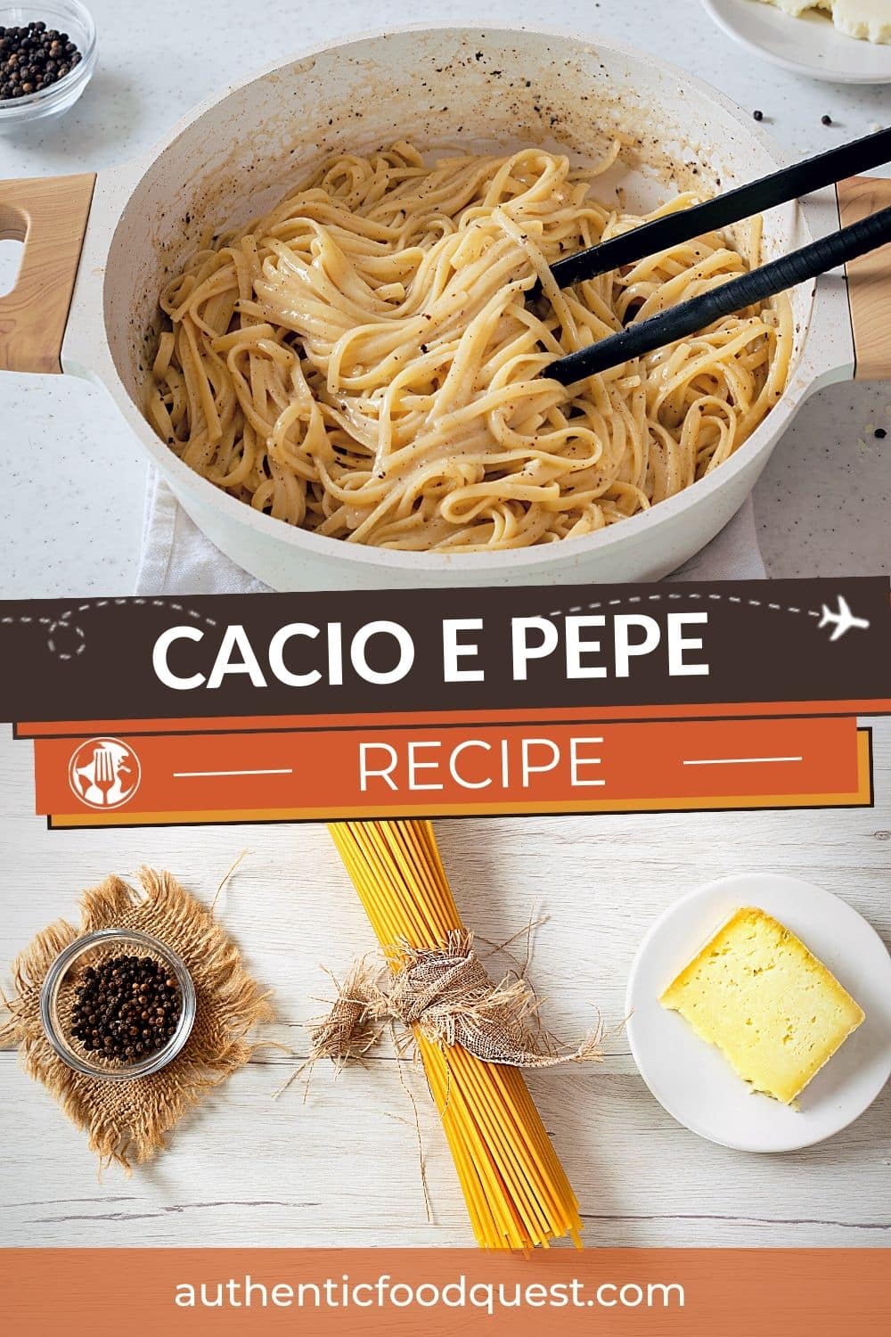 Authentic Cacio E Pepe Recipe (3 Ingredient, Foolproof)