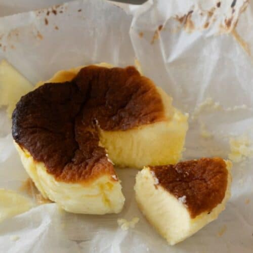 San Sebastian Cheesecake Recipe Card by Authentic Food Quest