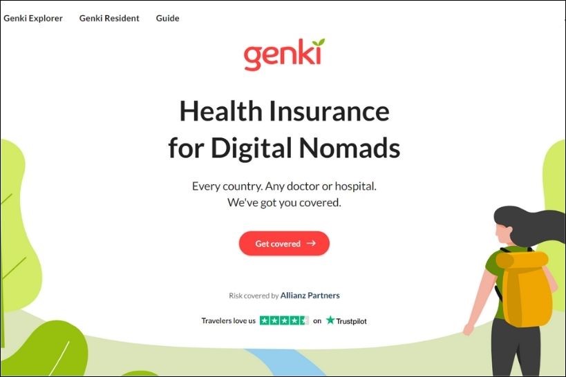 Genki Screenshot Travel Insurance For Long Stay by Authentic Food Quest