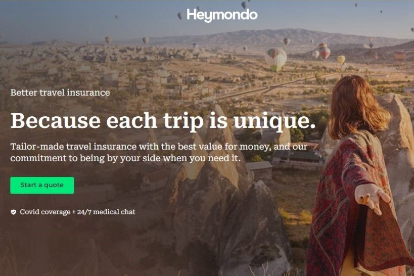 Hey Mondo Screenshot Travel Insurance For Long Stay by Authentic Food Quest