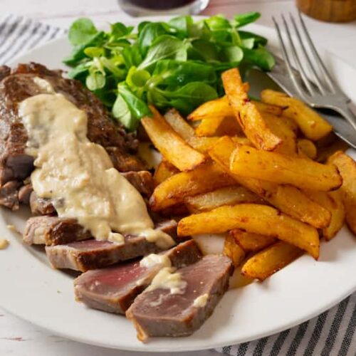 Steak Frites Dish by Authentic Food Quest