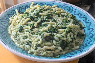 Busiate Pasta meal in Sicily with Authentic Food Quest
